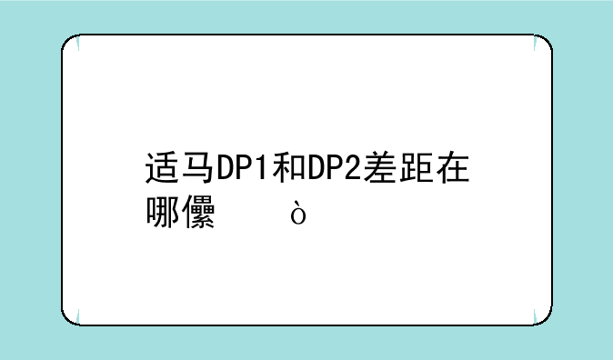 适马DP1和DP2差距在哪儿？