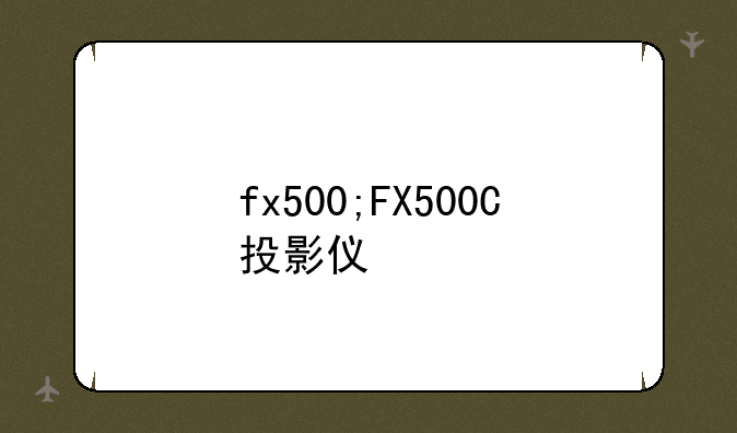 fx500;FX500C投影仪