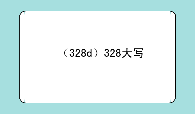 （328d）328大写