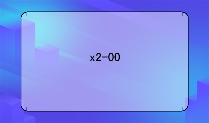 x2-00